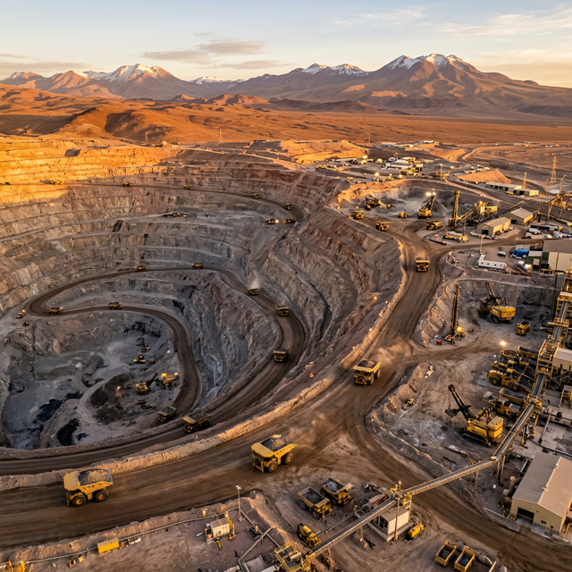 Operación Minera en Chile